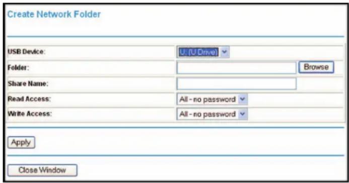 NETGEAR MVBR1210C - Pour créer un dossier réseau : - 1