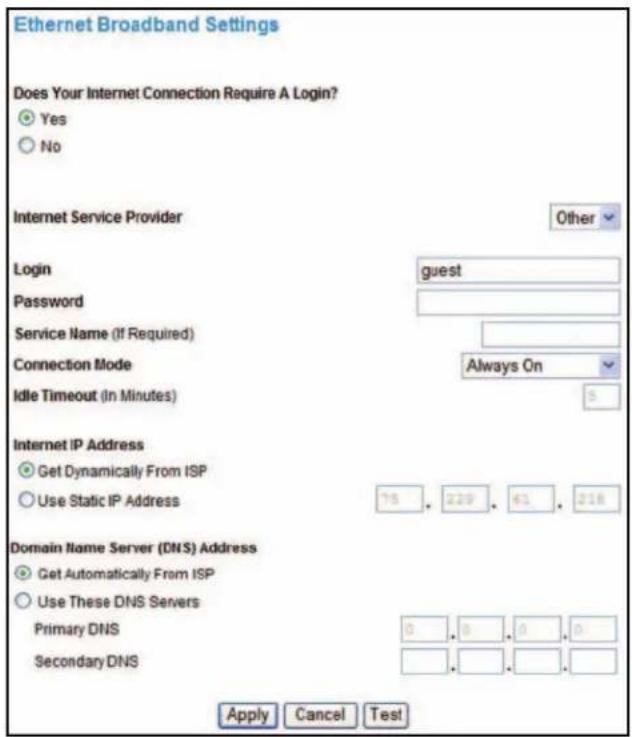 NETGEAR MVBR1210C - Does Your Internet Connection Require A Login? - 1
