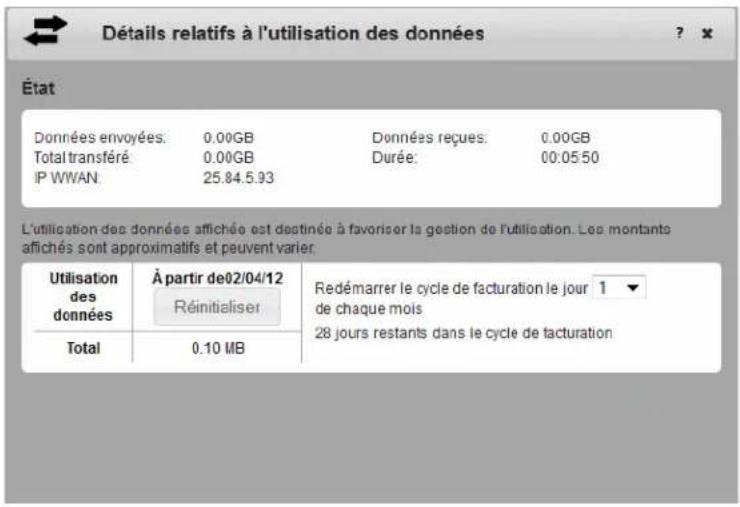 NETGEAR AirCard 763S - Sur la page d'accueil : - 1