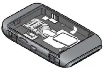 NETGEAR AirCard 763S - Insertion de la carte SIM - 1