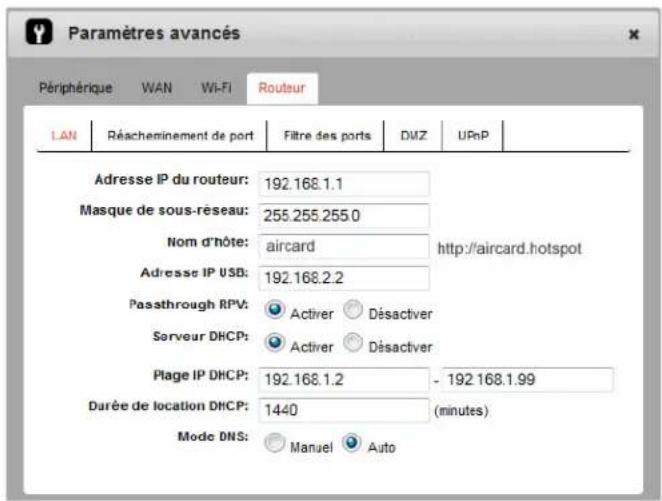 NETGEAR AirCard 763S - Activation du passthrough RPV - 1