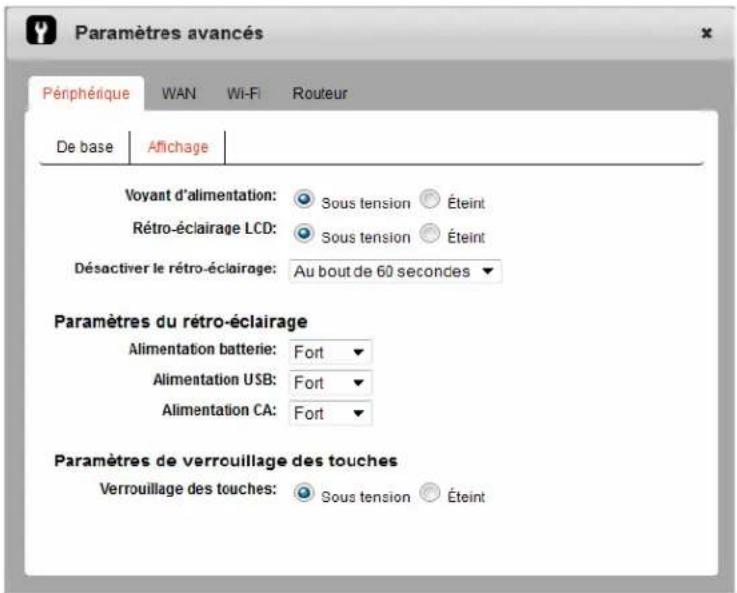 NETGEAR AirCard 763S - Verrouillage ou déverrouillage des touches du périphérique - 1