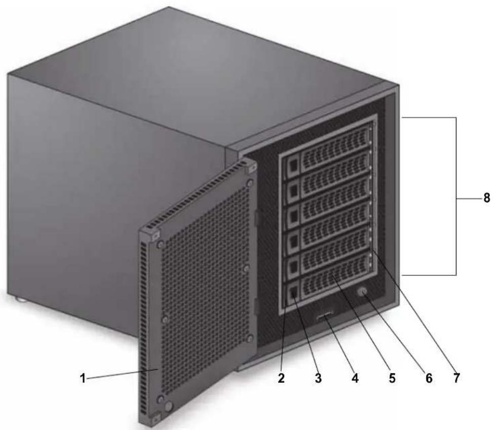 NETGEAR ReadyNas RN428 - ドライブベイ - 1