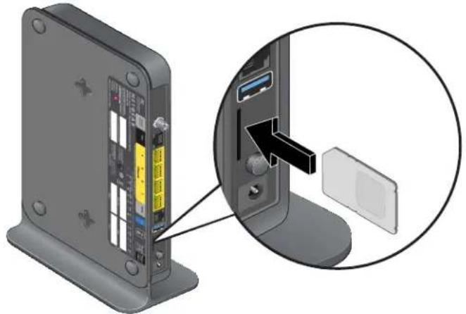 NETGEAR MBR1516 - Insérer la carte SIM - 1