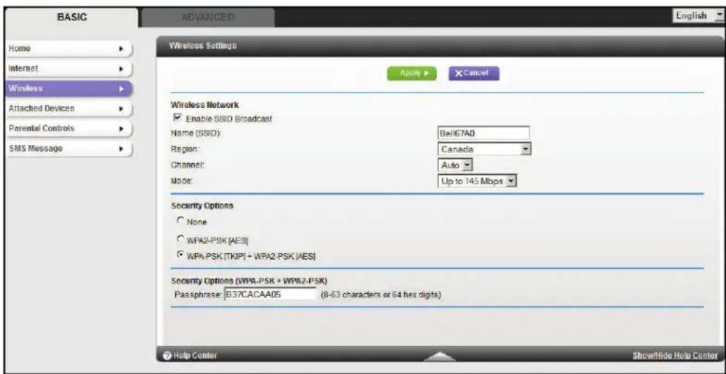 NETGEAR MBR1516 - To view or change basic wireless settings: - 1