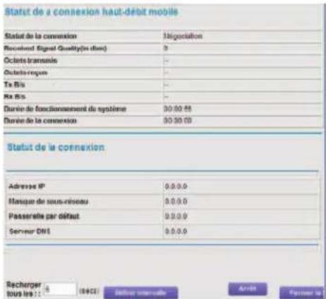 NETGEAR MBR1516 - Pour afficher le statut du routeur et les renseignements d'utilisation : - 3