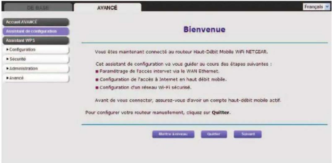 NETGEAR MBR1516 - Pour exécuter l'assistant de configuration : - 1