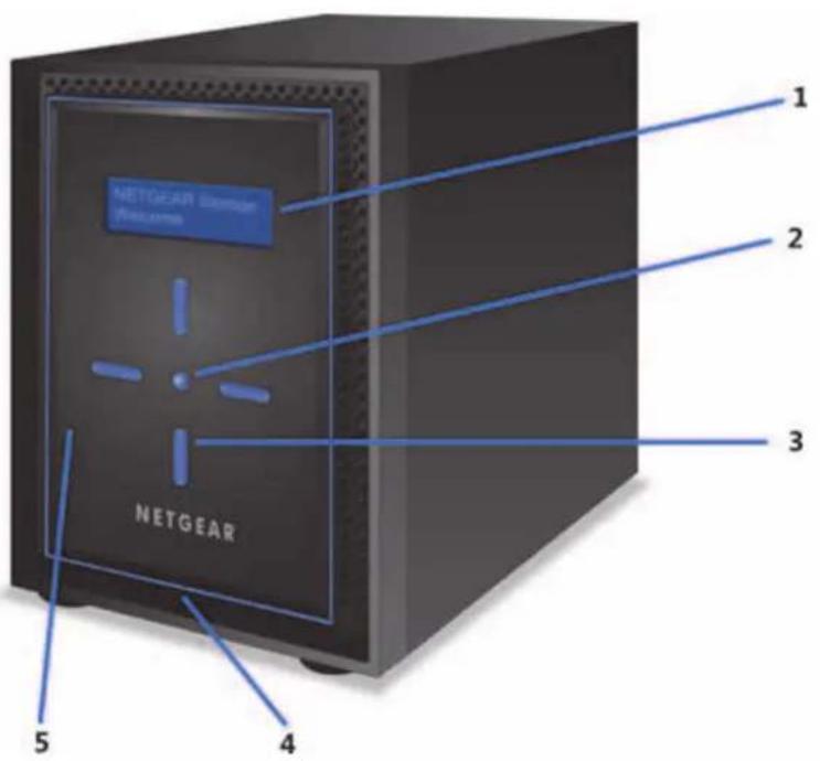 NETGEAR ReadyNAS RN422 - 前面と側面 - 1