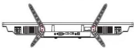 DENVER LED2472 - Fixation du support - 5