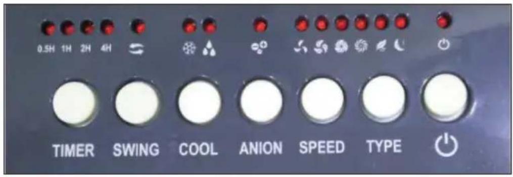 OneConcept Kingcool - Control Panel and Keys - 1