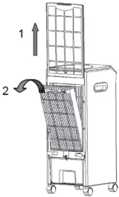 OneConcept MCH1 V2 - Desmontaje del evaporador de panal para su limpieza - 1