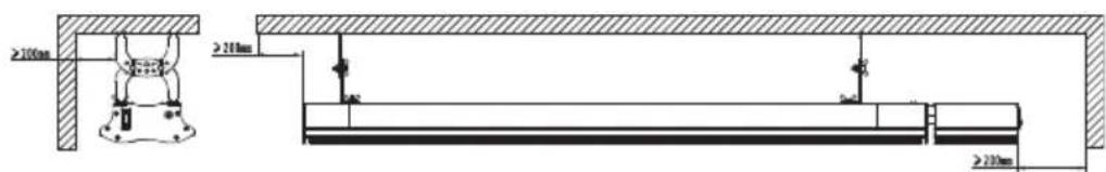 Blumfeldt Cosmic Beam Smart - Ceiling installation - 1