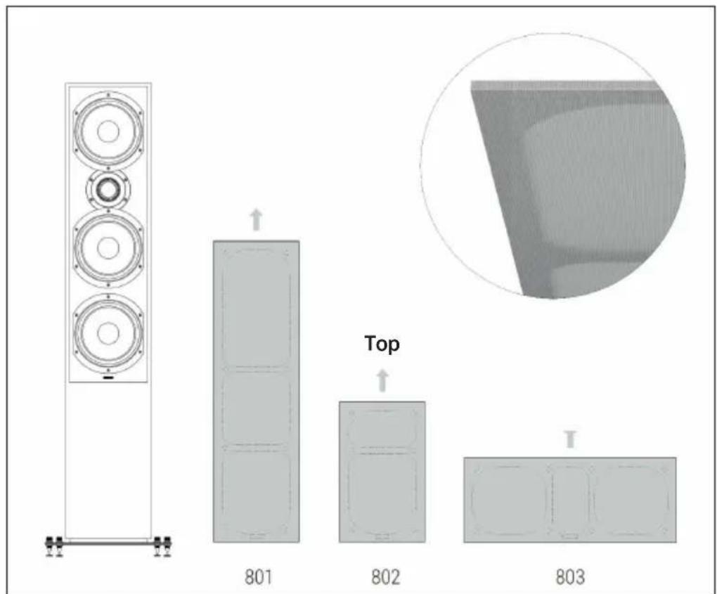 Numan Reference 802 - Speaker covers - 1