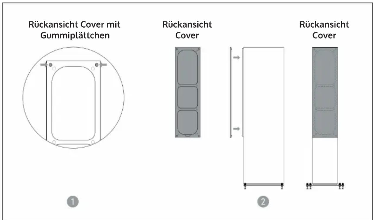 Numan Reference 803 - MONTAGE DER LAUTSPRECHERABDECKUNG - 1