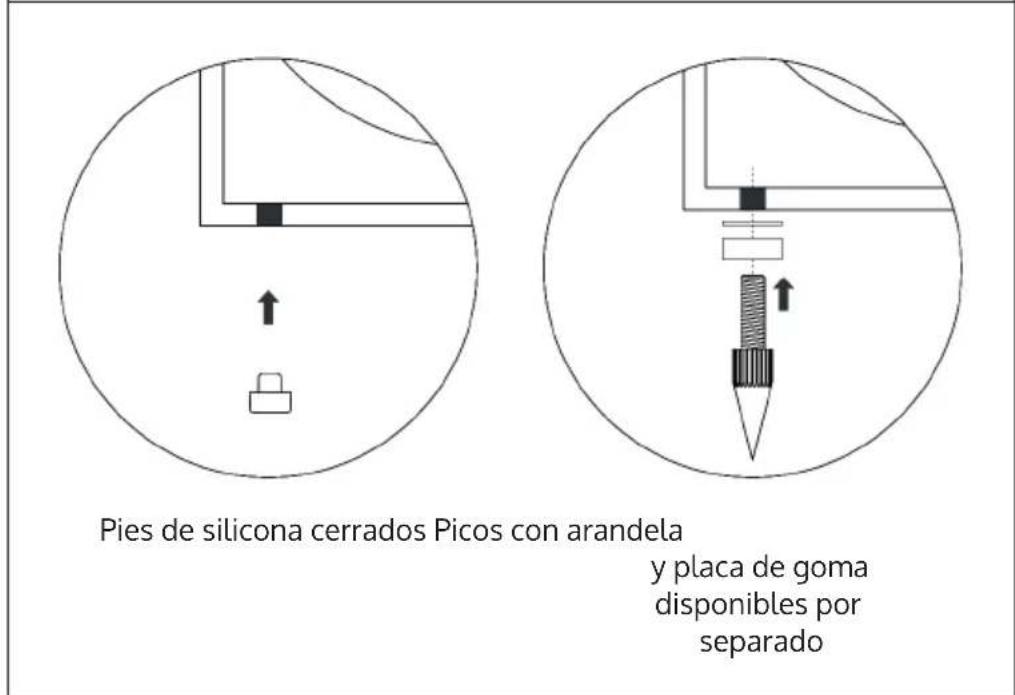 Numan Reference 803 - Fijación del pie Referencia 802 & 803 - 2
