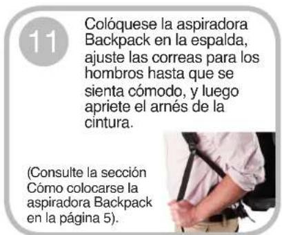 Sanitaire TRANSPORT QuietClean SC535A - Instrucciones de funcionamiento & Guide de démarrage rapide - 10