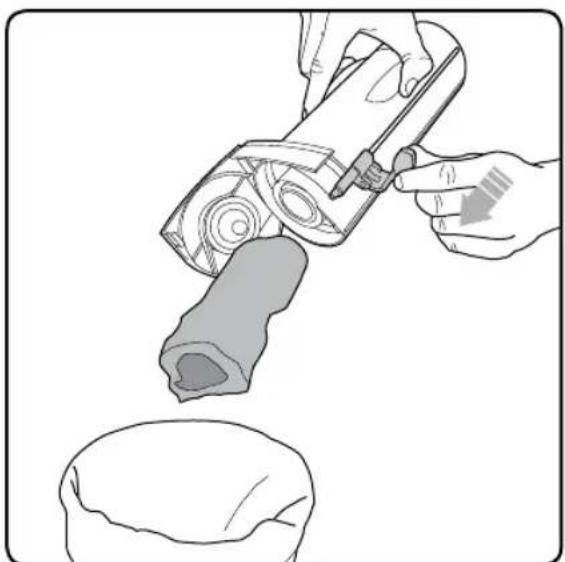 Sanitaire Tracer SC7100A - Vidange du collecteur de poussière - 3