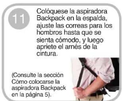 Sanitaire TRANSPORT QuietClean SC530B - Instrucciones de funciona y Guide de demarrage rapide - 10