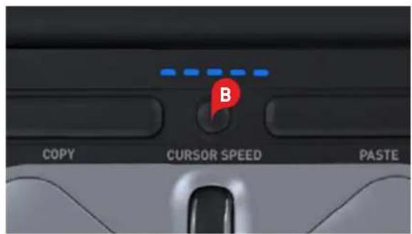 Contour Design RollerMouse Pro3 Plus - Modification de la vitesse du curseur - 1