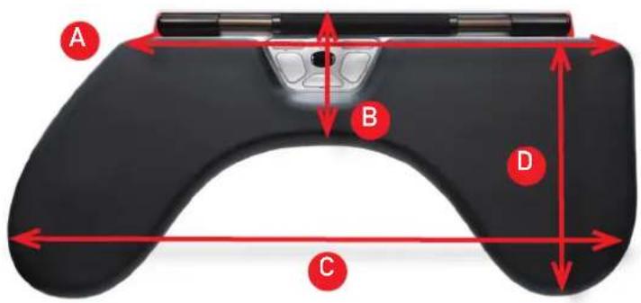 Contour Design ArmSupport Red - Glissez l'armsupport sur votre bureau - 1