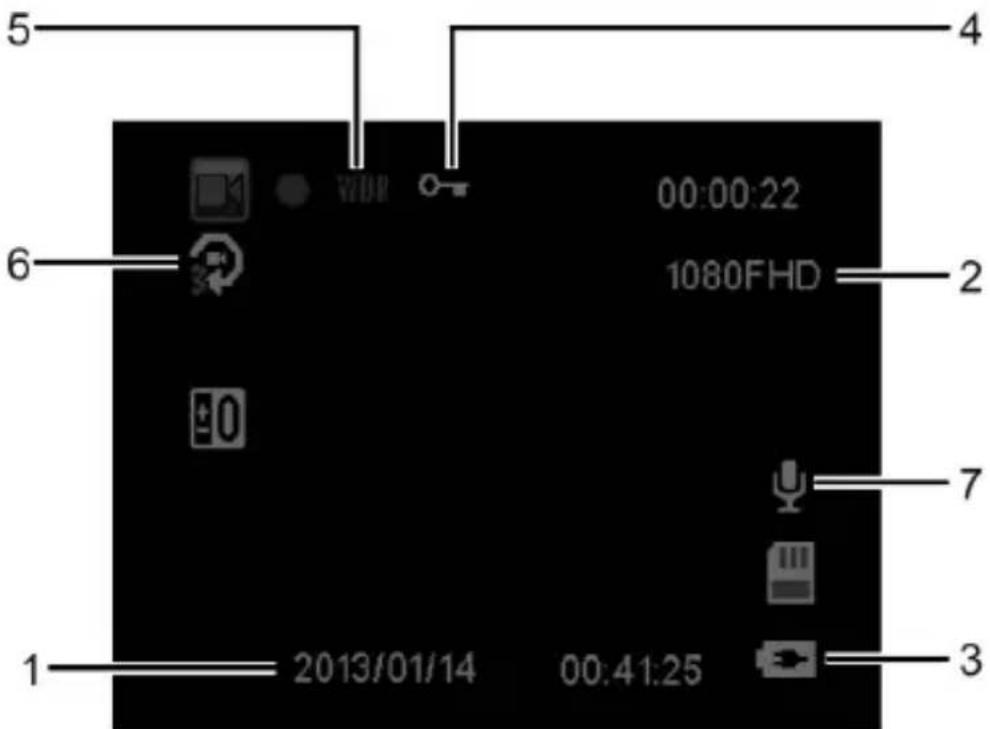 GiiNii GD250 - The Recording Screen - 1