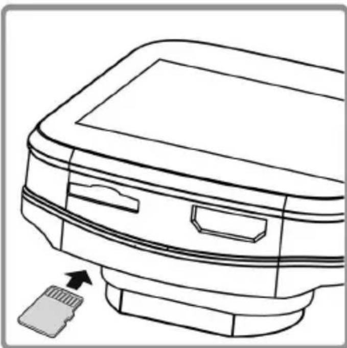 GiiNii GD250 - Insertar la Tarjeta de Memoria - 1