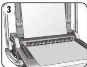 FELLOWES Encuadernadora Galaxy Wire - STEPS TO BIND - MULTIPLE DOCUMENTS - 3