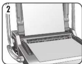 FELLOWES Encuadernadora Galaxy Wire - SCHRITTE ZUM BINDEN - EINZELNES DOKUMENT - 2