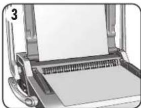 FELLOWES Encuadernadora Galaxy Wire - PASSOS PARA ENCADERNAR - DOCUMENTO UNICO - 5
