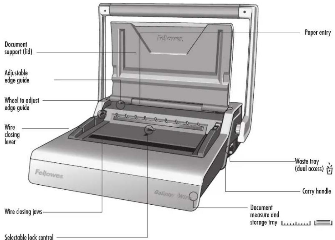 FELLOWES Encuadernadora Galaxy Wire - Galaxy:Wire - 3