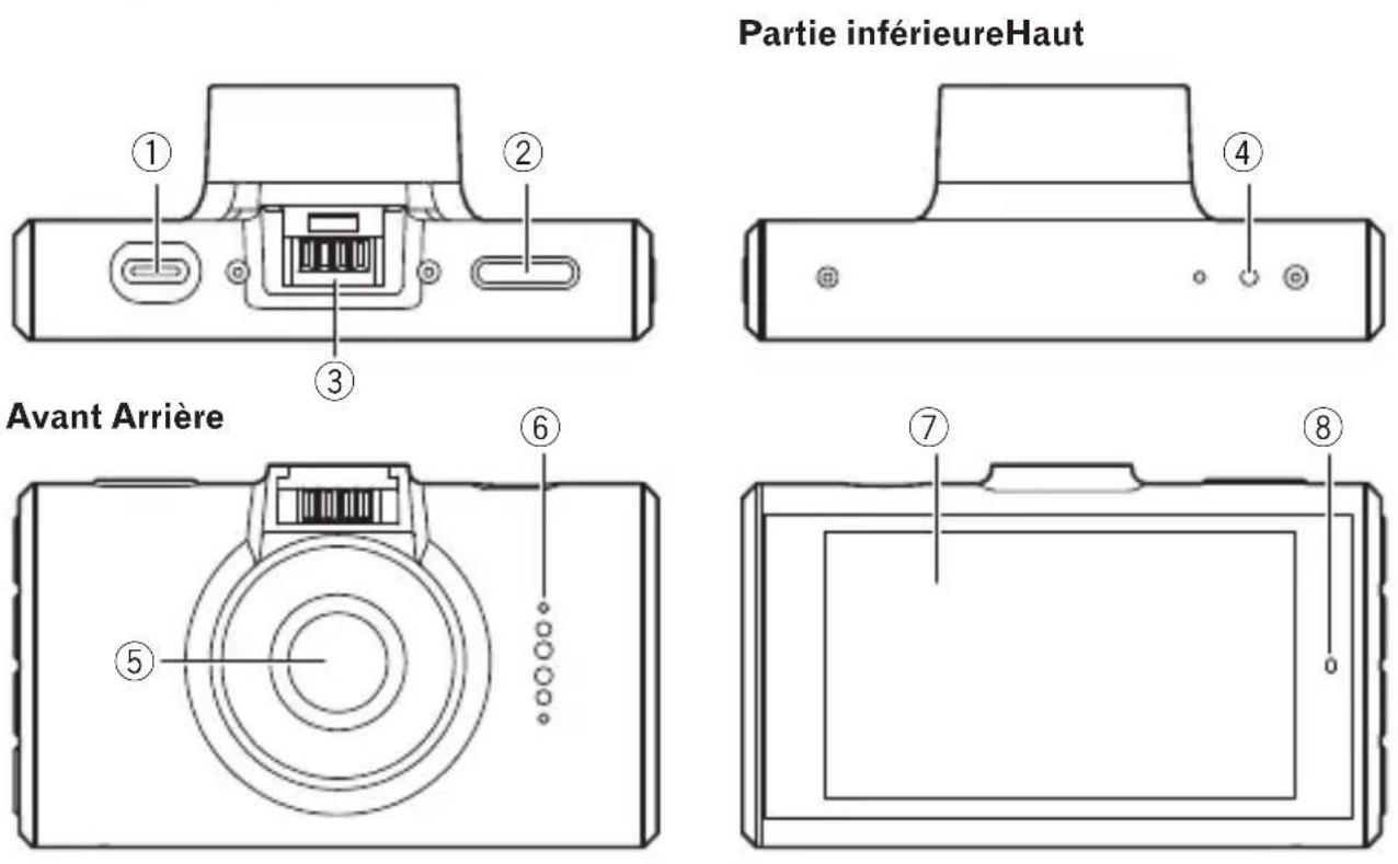 PIONEER VRECDH300D - Nom des pièces - 1