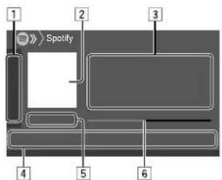 KENWOOD DDX26BT - Informations de lecture et utilisation des touches - 1