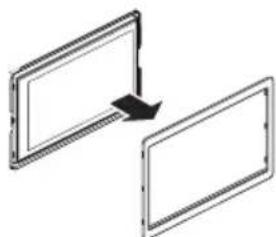 KENWOOD DDX57S - Retrait de la plaque de niture - 2