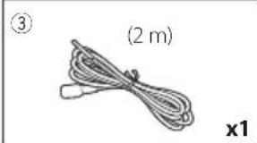 KENWOOD DDX57S - Accessoires fournis pour l'installation - 3