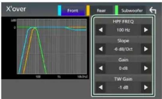 KENWOOD DDX57S - Configuration du réseau de répartition - 3
