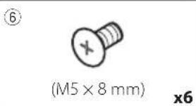 KENWOOD DDX57S - Accessoires fournis pour l'installation - 6