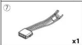 KENWOOD DDX57S - Accessoires fournis pour l'installation - 7