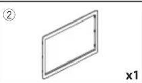 KENWOOD DDX57S - Accessoires fournis pour l'installation - 2