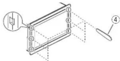 KENWOOD DDX57S - Retrait de la plaque de niture - 1