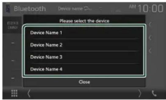KENWOOD DDX57S - Connectez l'audio Bluetooth - 2