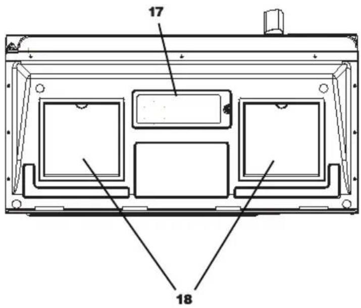 MIDEA MMO19S3AST - VUE DE DESSOUS - 1