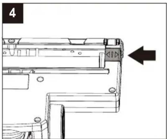 MIDEA MCS2025GB - Storing the cordless stick vac with the wall mount - 8