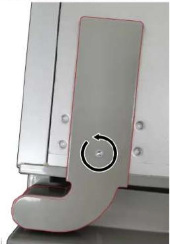SIEMENS KF96RSBEA - Odstranjevante levih tecajev vrat - 1