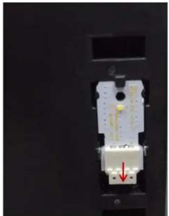 SIEMENS KF96RSBEA - Removing 0^ compartment lamp - 2