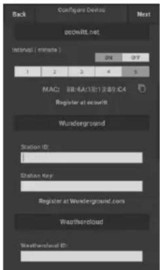 ALECTO WS5200 - Konfigurera encheten - 9