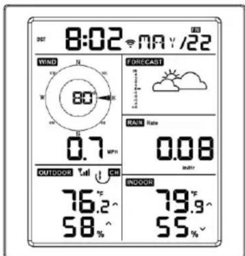 ALECTO WS5200 - Display console - 1