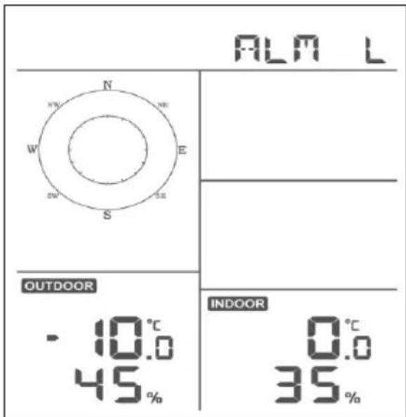 ALECTO WS5200 - Anzeige von High and Low Alarms (Hoch- und Tiefalarme) - 2