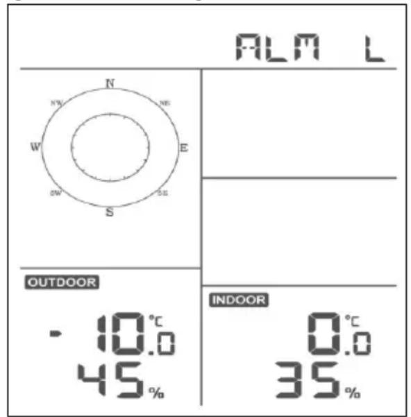 ALECTO WS5200 - Se alarm for hog och lag niva - 2