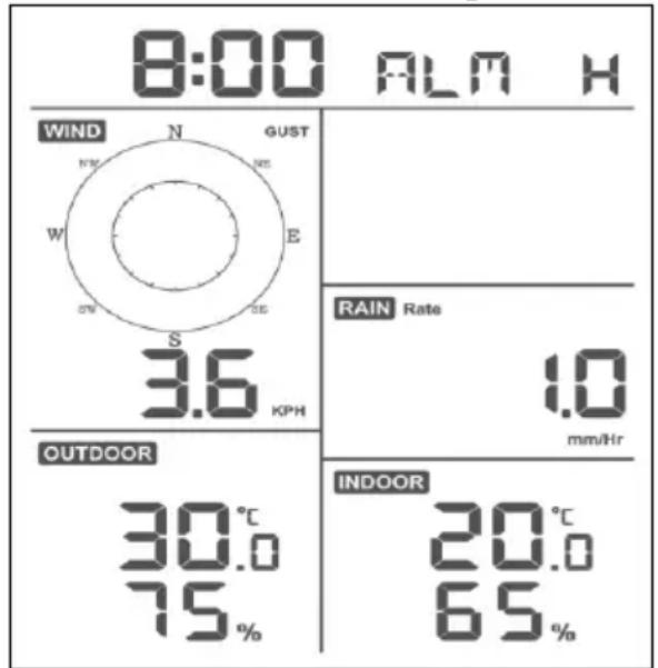 ALECTO WS5200 - Viewing High and Low Alarms - 1