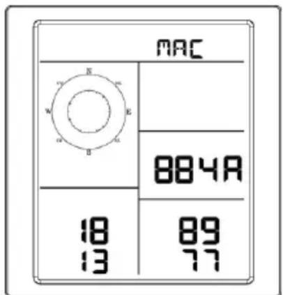 ALECTO WS5200 - Die MAC-Adresse des Geräts anzeigen - 1
